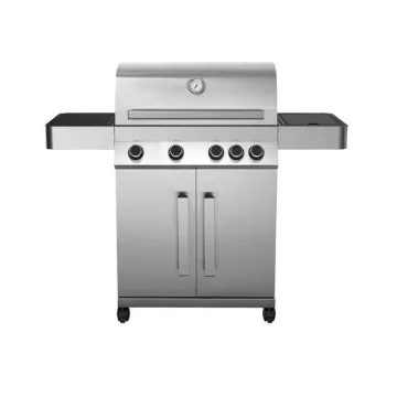 Outdoor Kitchen Stainless Steel Bbq Grill Commercial With Wheels Smokeless Gas Bbq Grill