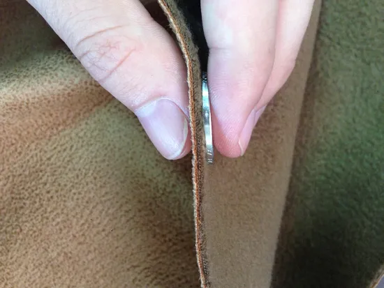 Polyester Soft Washable Synthetic Leather, Thick Suede Fabric Cover Heating Mat