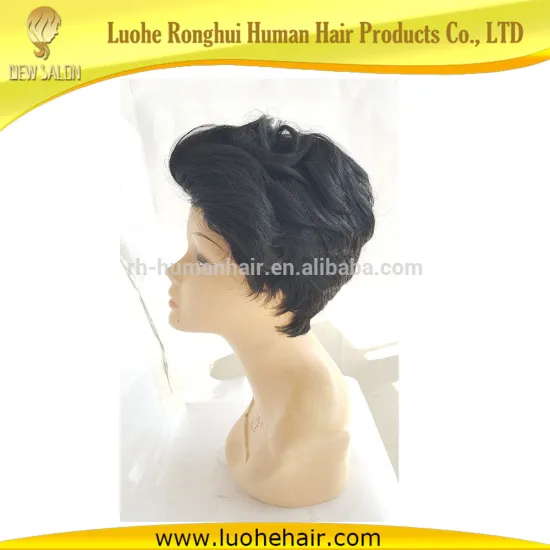 Hot selling short synthetic queen hair housewife wigs for white women