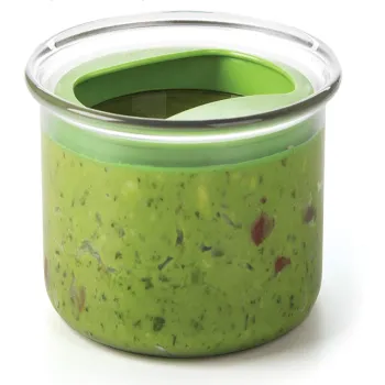 Guacamole Keeper: Airtight Lid Food Storage Container for Fresh Avocado Preservation