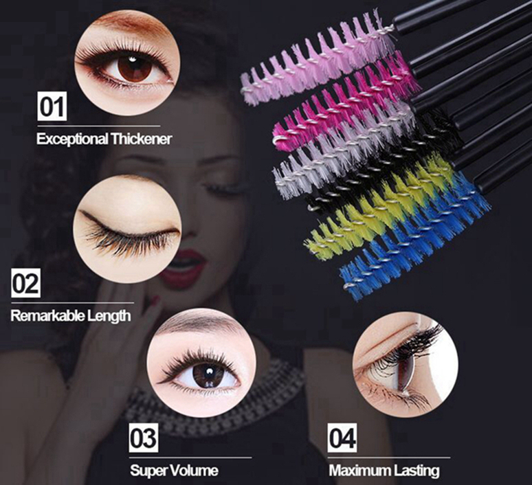 100pcs Eyelash Brush