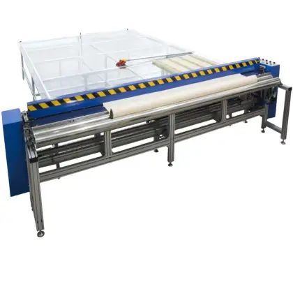 Automatic Ultrasonic Fabric Roller Blind Cutting Machine for Sunscreen and Zebra Blinds
