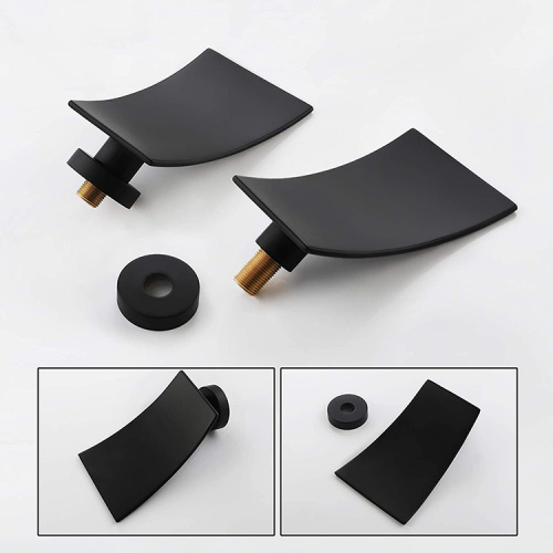 Bathtub Faucet Handles Black Bathtub Faucet Tub Handles Valve Waterfall Tap Supplier