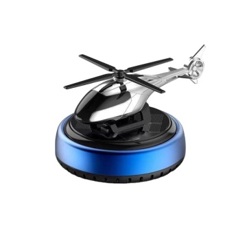 Helicopter Car Air Fresheners with Solar-Powered Aromatherapy Perfume Simulation Model