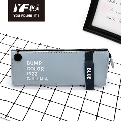 Personalised Pencil Case Custom bump color cute PU pencil case Supplier