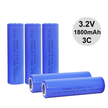 IFR18650-1800 LiFePO4 Cylindrical Cell