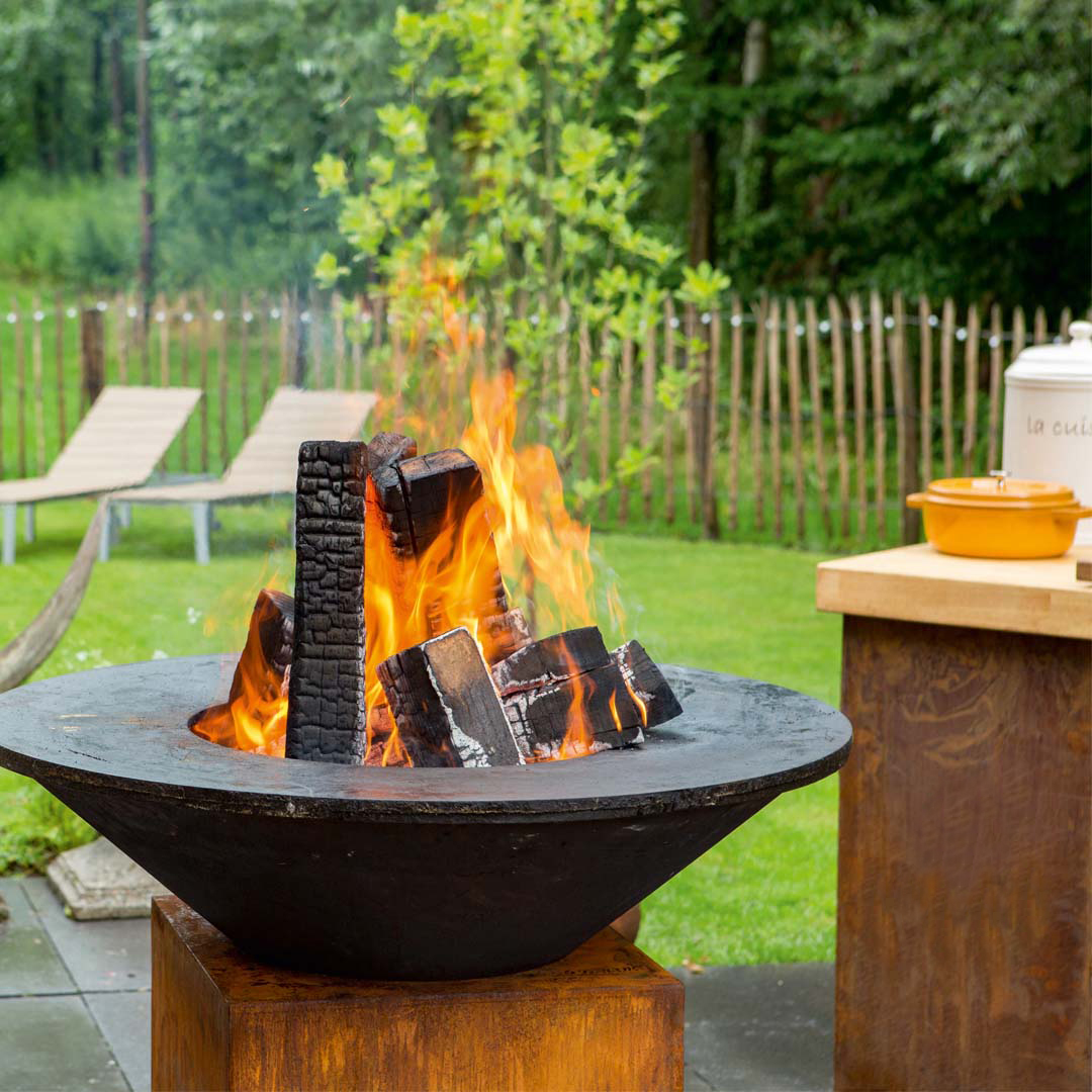 Outdoor Wood Burning Grill