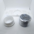 POSS Seche Linge Kit Evacuation Flex Flexible Metallic Dust Dust Indoor Venting Rooms LTF Dryer Trap Kit 211 Lint Trap