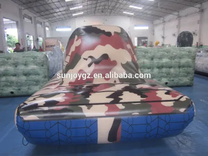 Cheap Price 30pcs Inflatable camouflage Shooting Paintball Bunker speedball for Outdoor