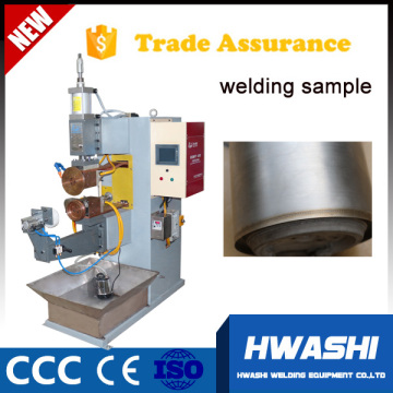 Hwashi Resistance Coffee Pot Bottom Seam Welding Machine Price