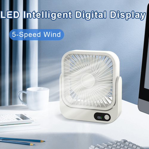 New USB Rechargeable Table Mini Electric Desk Fan