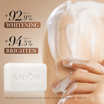 Miduo Factory OEM 100G Vegetarisches Gesicht Wäsche Peeling Peeling Weihnachtsliquidbad Seifenbar