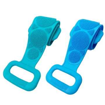 RTS 70cm Silicone Shower Brush and Belted Body Towel Brush