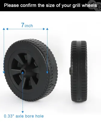 Long-Term Used Grill Wheel