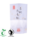 Biologisch afbreekbare rijstpapiertas opstaan ​​voedseltas