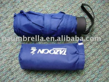 Navy blue 5 folding umbrella logo print umbrella foldable umbrella