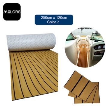 Melors Adhesive Foam Teak Sheet Marine Bodenbelag