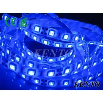 Blue string lights Christmas decoration