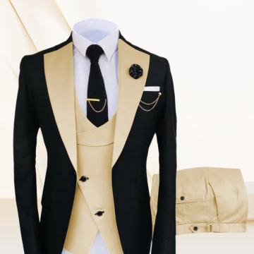 Uomo's Slip Fit Smart Business Elegante Tuxedo per smoking per signori per signori