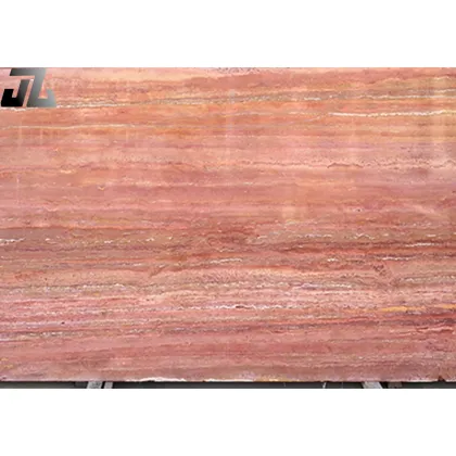 Red Travertine Slabs and Marble Backgrounds