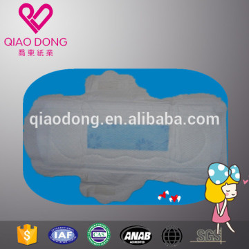 TLC 3D Leakguard High Quality Butterfly Shape Winged Blue Anion Day Used Sanitary Napkin