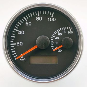 Kan bussnelheidsmeter met batterijmeter