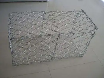 Galvanized or Black Gabion Mesh
