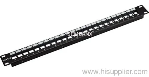 Cat6a 24 Port Patch Panel Tmodule Type 