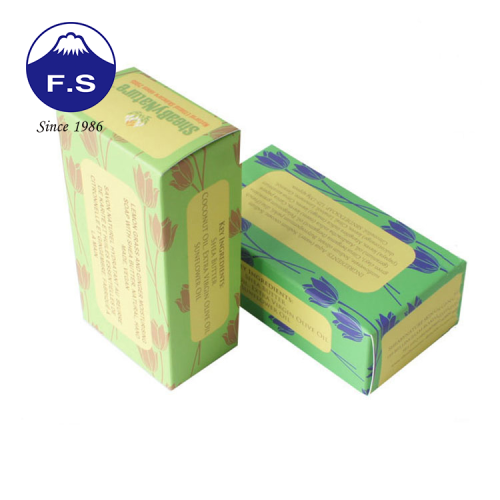Ανακυκλώσιμη προσαρμοσμένη PVC Παράθυρο Χαρτί καλλυντικά κουτί κουτί