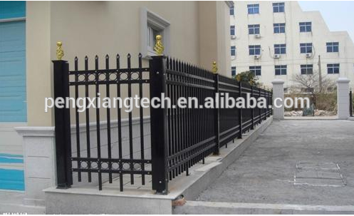 High quality powder painted welded high security fence for villa