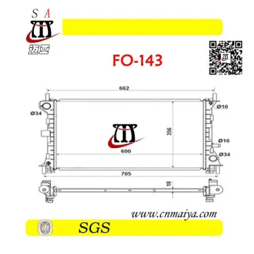 ME98AB 8005 DF aluminum radiator for cars
