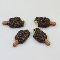 Lovely Mini Chocolate Popsicle Flat Back Resin Cabochon Scrapbook DIY Embellishments Accessories