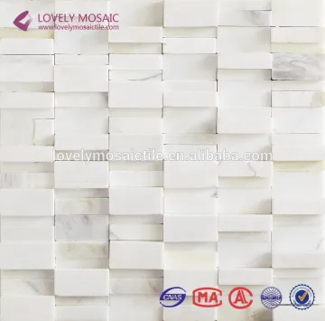 White Marble Mosaic Tiles for Wall Tiles
