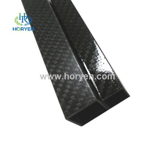 Carbon Fibre Square Tube High modulus 3k carbon fiber square tube 15*15*13*13mm Manufactory