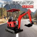 Mini Excavator 1,7 ton penggalian mini excavator 1500kg