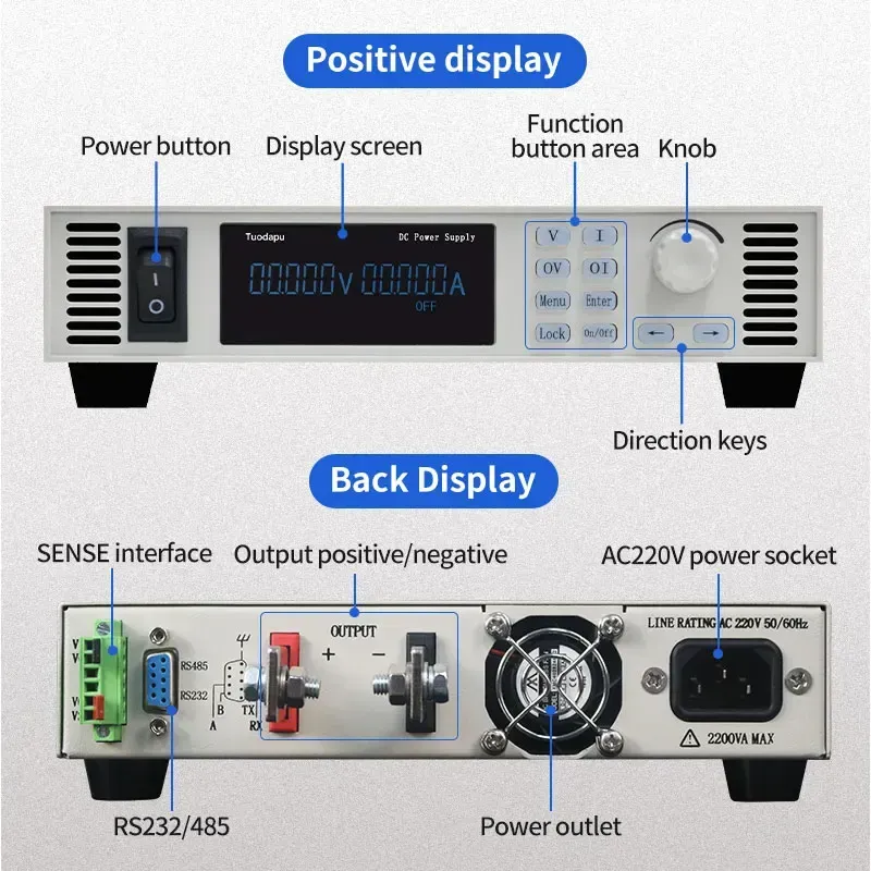 1800W Programmable DC Power Supply