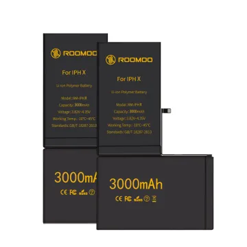 factory wholesale 3000mAh 3.82V cell phone internal li-ion digital battery original lithium battery for iphone x