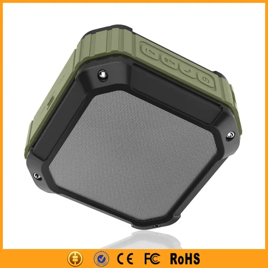 Mini 5W Square Portable Speaker Waterproof with MIC AUX