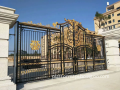 High-Quality Luxury Garden Security: Wrought Iron and Steel Gate Fence Designs