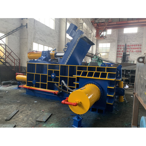 Hydraulic Scrap Metal Baler Machine With Octagonal Bale