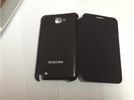 Red / Black Customized Iphone Protective Covers Pu Leather For Samsung I9220