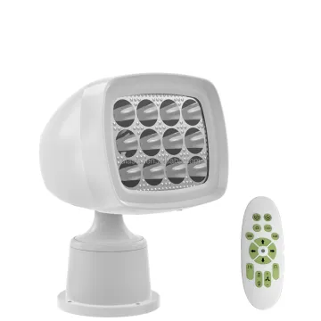 Marine Wireless LED Remote Control Searchlight 60W 10-30V Boat Spotlight for Yacht Long Distance Lighting