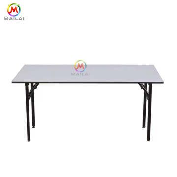 Portable Rectangular White HDPE Plastic Folding Table for Outdoor Events