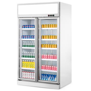 Commercial Ice Cream and Meat Freezer Showcase with Glass Door