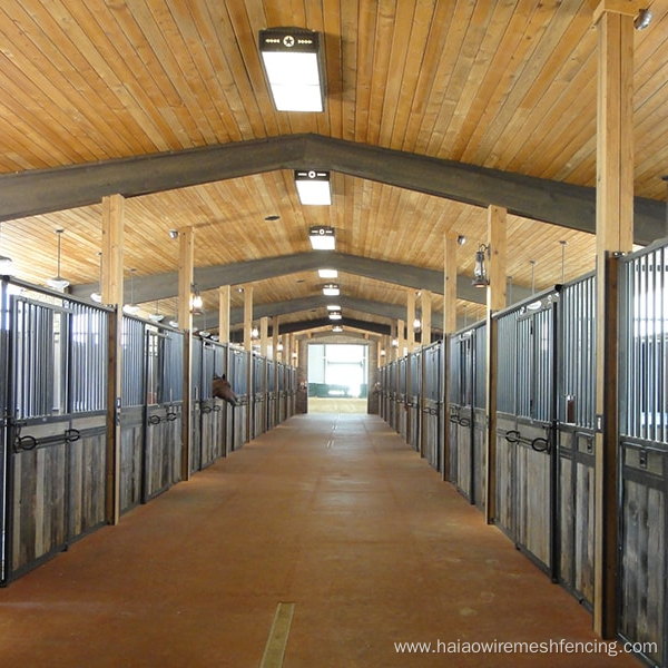 Different styles of horse products and horse stable