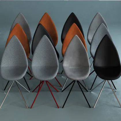 Modern Leaf Shaped Restaurant Ottawa Dining Chair
