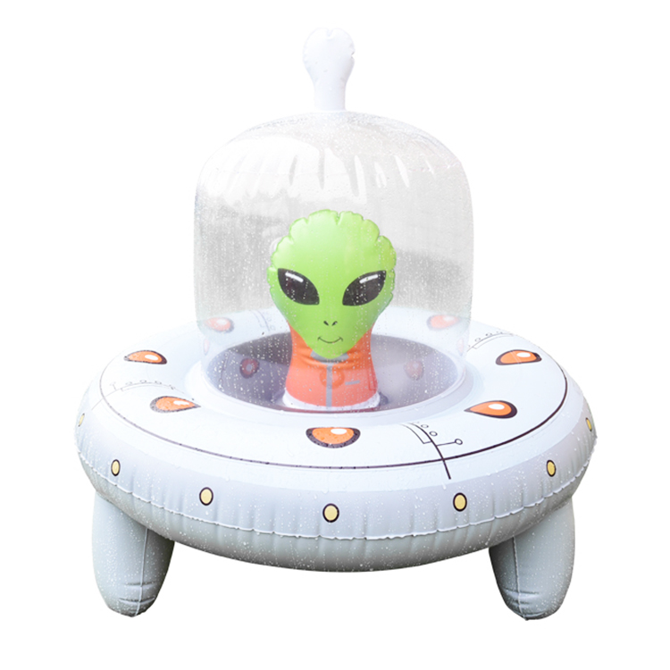 I-Wholesale PVC Outdor Fortatable Alien Spacecraft Splaft Toys