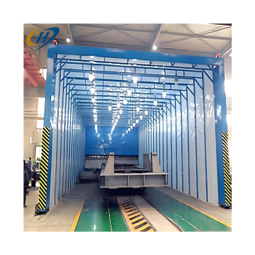 Manufacturer Professional Retractable Mobile and Telescopic Paint Spray Booth for Large Workpieces
