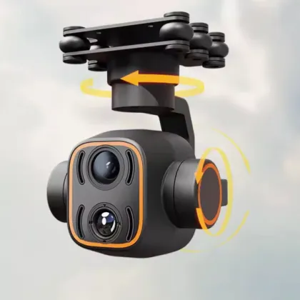 intelligent tracking high-definition three-axis pod gimbal