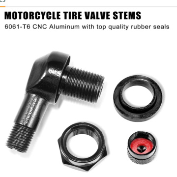 CNC modified tire right angle valve cap